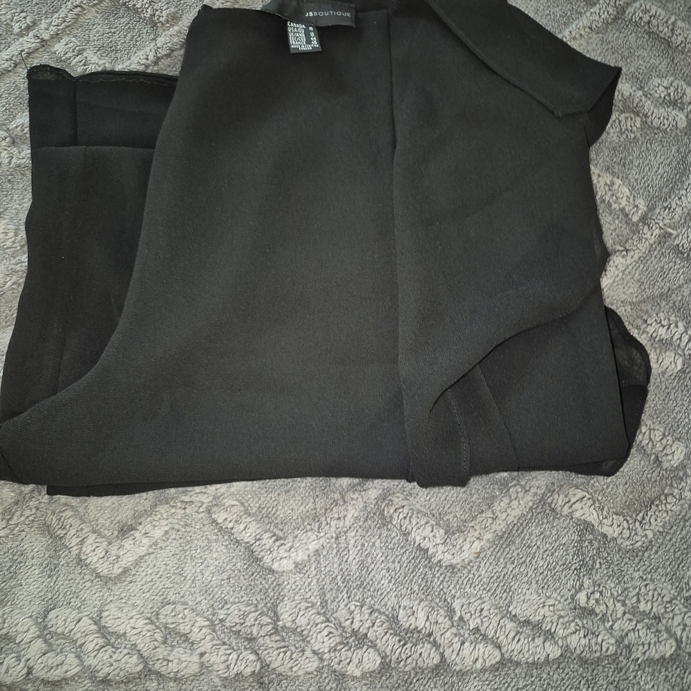 Women's Black Wrap-Front Dress by A New Day